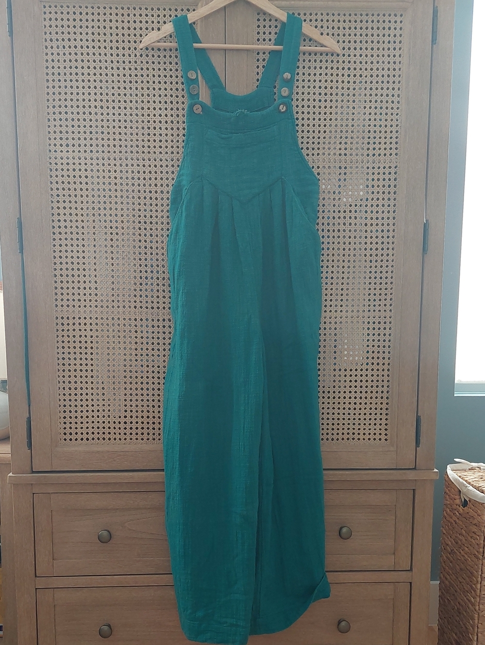 Free People Sun-Drenched Overalls In Bayou - Picture 3 of 15